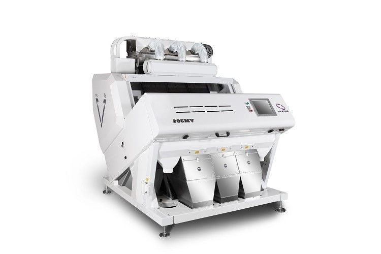 Máquina automática del clasificador del color de la haba con la válvula electromagnética de alta frecuencia